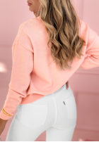 Svetr z misiem Bear Ronnie pudrová růžová