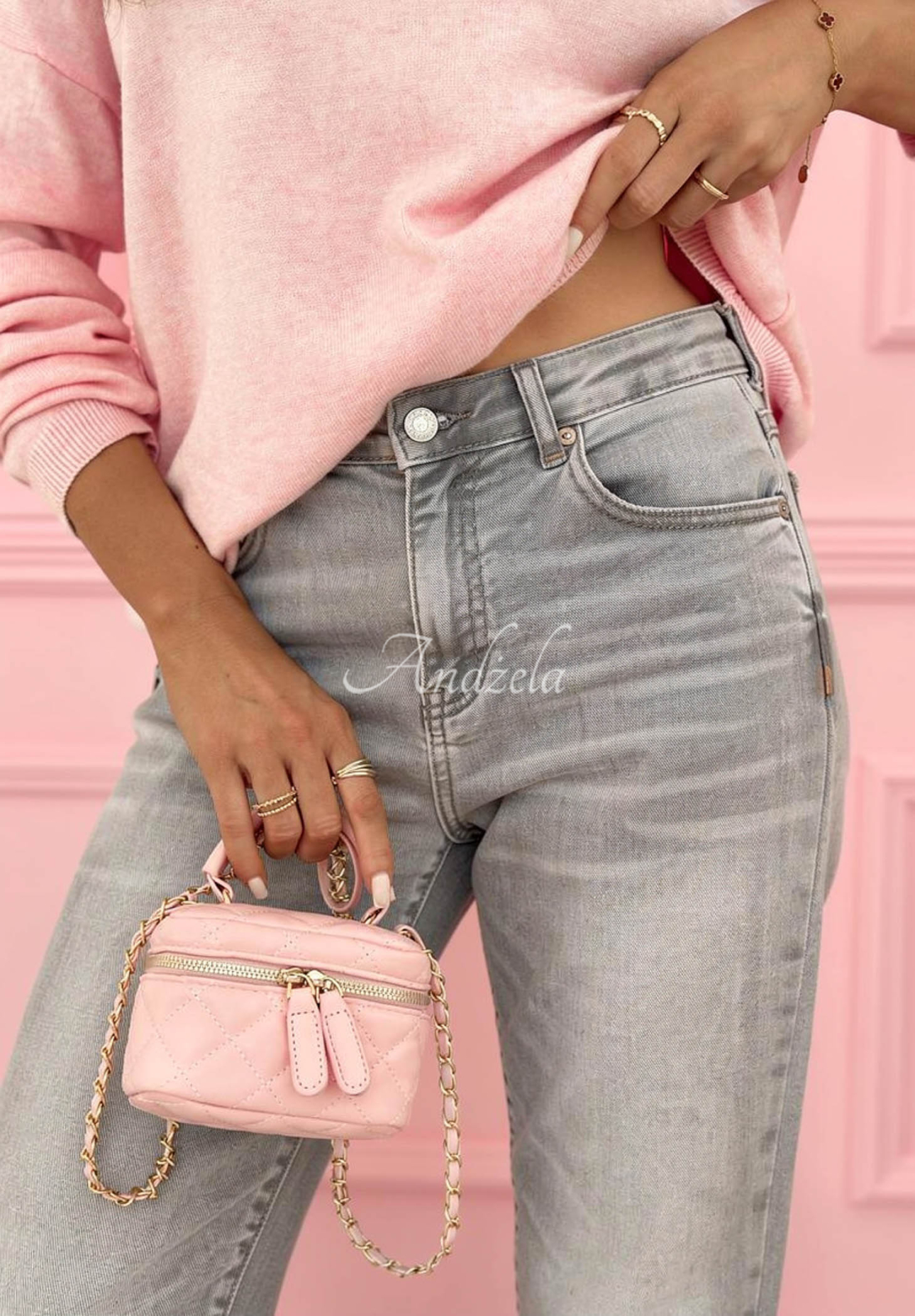 Skinny džíny All The Time světle šedé