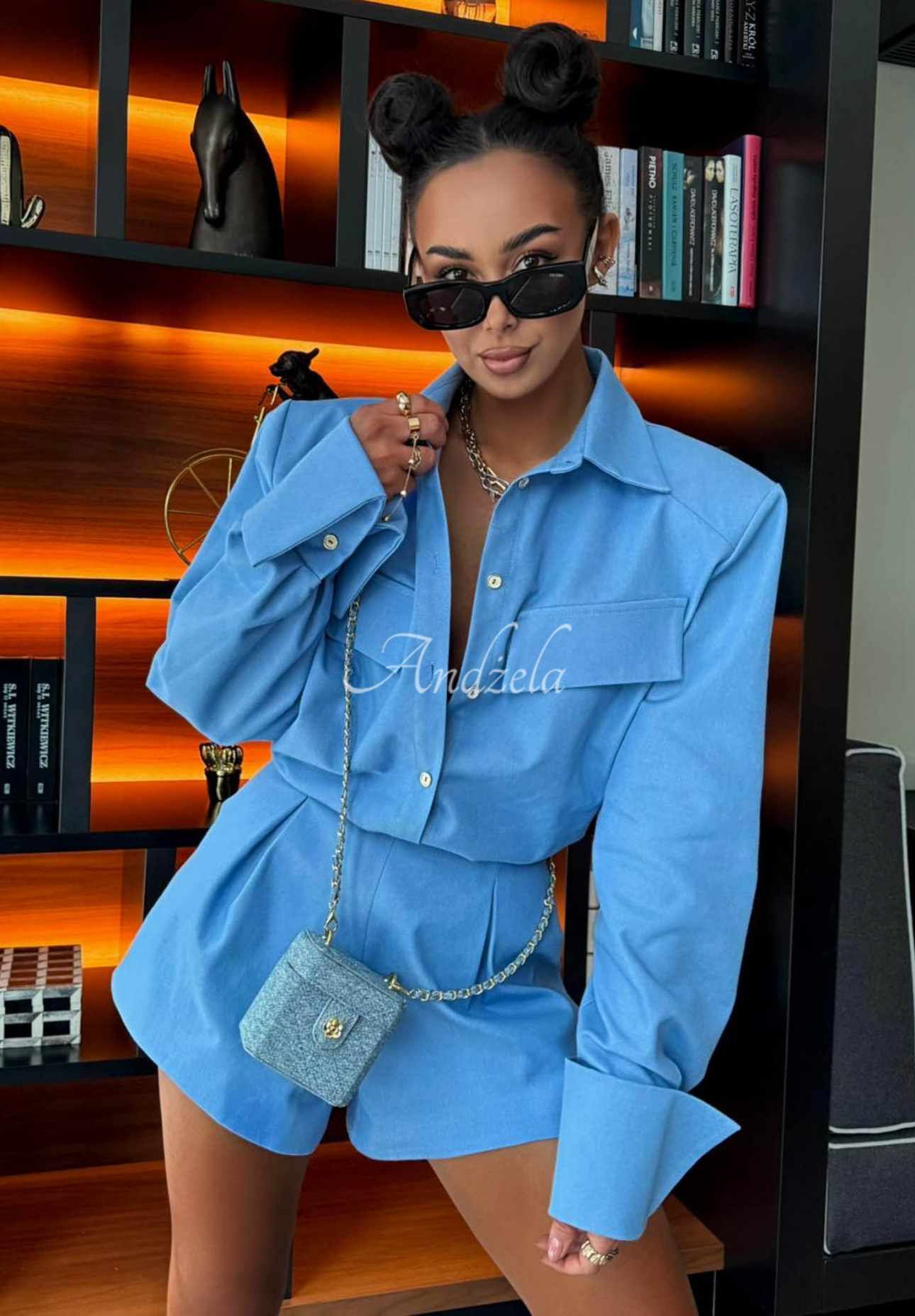 Džínová košile La Milla Kaylee modrá