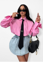 Košile z krawatem La Milla Kendall Bílá