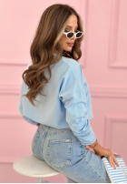 Halenka longsleeve z serduszkami Close To Heart Bílá