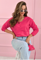 Halenka longsleeve z serduszkami Close To Heart Bílá