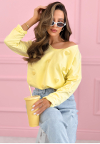 Halenka longsleeve z serduszkami Close To Heart Bílá