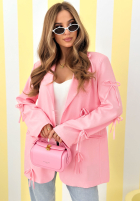 Sako z kokardkami Still In Bows růžová