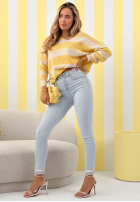 Kalhoty džínové  skinny Quinn světle modré