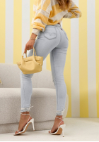 Kalhoty džínové  skinny Quinn světle modré