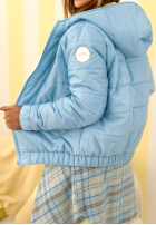 Prošívaná Bunda s kapucí Warm Daylight béžová