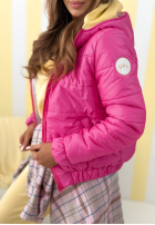 Prošívaná Bunda s kapucí Warm Daylight béžová