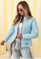 Krátká Prošívaná Bunda Soft Wind pudrová růžová