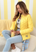 Krátká Prošívaná Bunda Soft Wind pudrová růžová