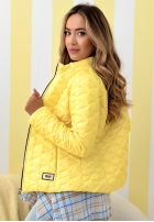 Krátká Prošívaná Bunda Soft Wind pudrová růžová