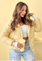 Puchowa Bunda s kapucí Kayla blankytná