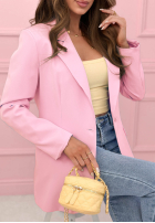 Sako oversize Best Version pudrová růžová