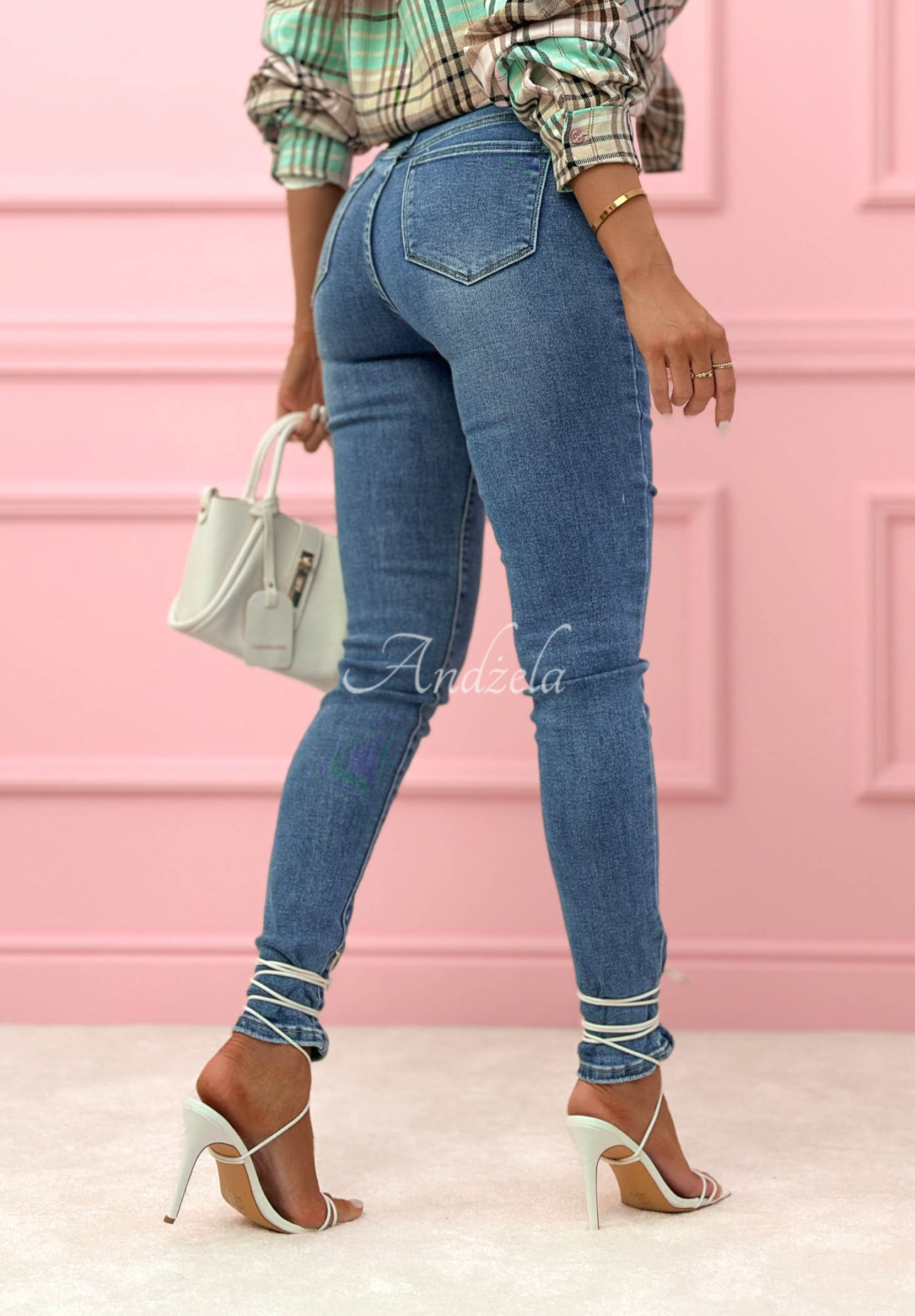 Džíny skinny There You Are modré