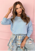 Halenka longsleeve Hey Spring blankytná