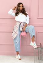 Halenka longsleeve Hey Spring Bílá