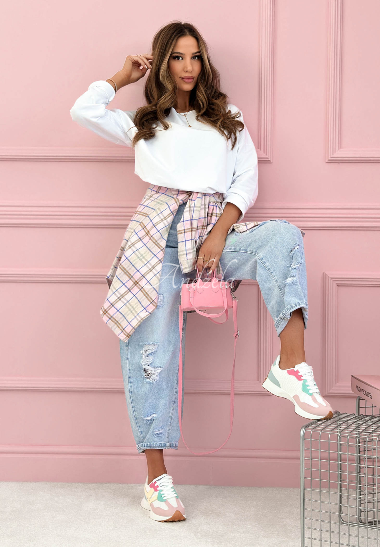 Bavlněné tričko s dlouhým rukávem Hey Spring Bílá