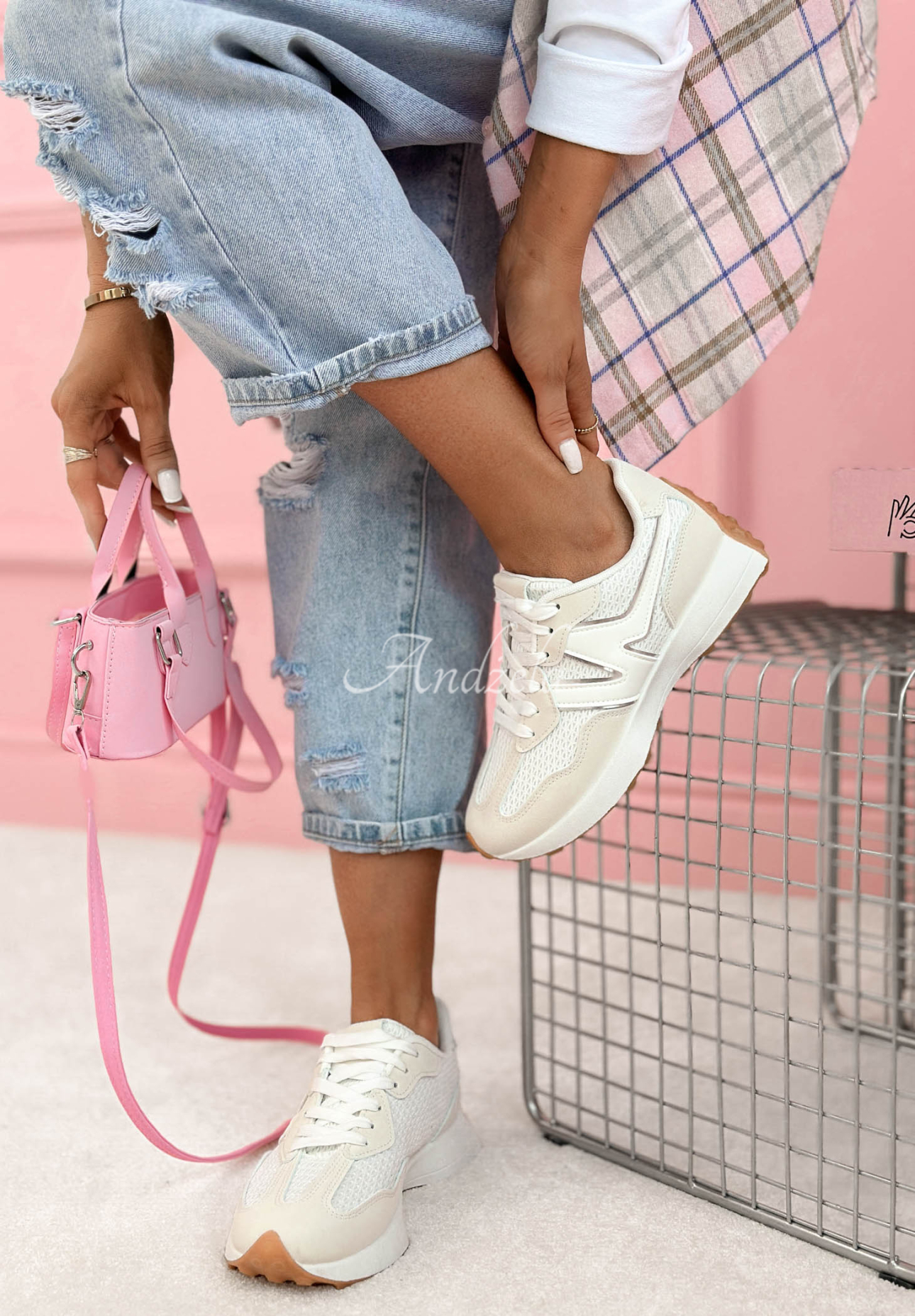 Tenisky Running Towards You bílé