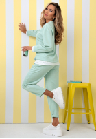 Tepláková souprava Mikina i Kalhoty Why Not Me mentolový