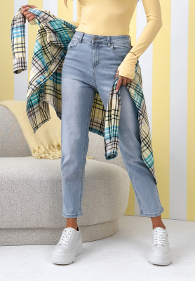 Dž&iacute;ny mom fit No Way modr&eacute;