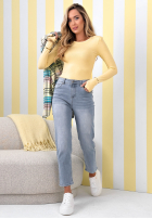 Kalhoty džínové  mom fit No Way modré