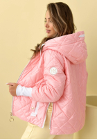 Prošívaná Bunda s kapucí Hello Spring béžová