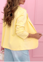 Sako oversize z różą Elegant Rosalia žlutá
