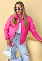 Prošívaná Bunda ze stójką Soft Morning růžová
