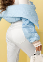 Kalhoty džínové  skinny z koronkowymi naszywkami World Of Lace bílé