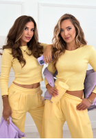 Tepláková souprava Halenka i Kalhoty Doing Nothing blankytný