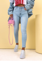 Kalhoty džínové  skinny Pamela světle modré