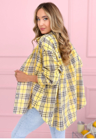 Košile w kratę Province House žlutá