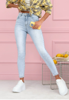 Kalhoty džínové  skinny Evelyn světle modré