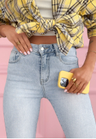 Kalhoty džínové  skinny Evelyn světle modré