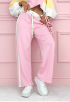 Tepláková souprava Mikina i Kalhoty Spring Amour różowo-žlutá