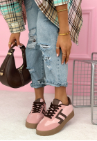 Tenisky Gotta Keep Going różowo-čokoládové