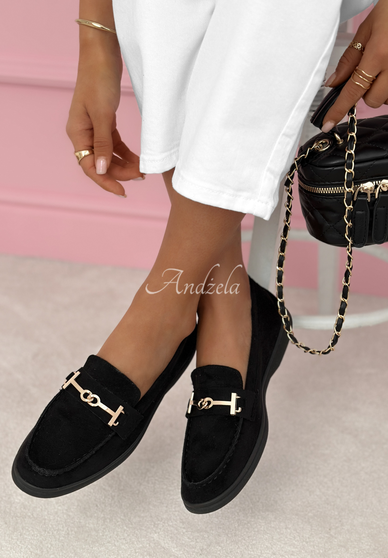 Semišové mokasíny Spirit Rebirth černé