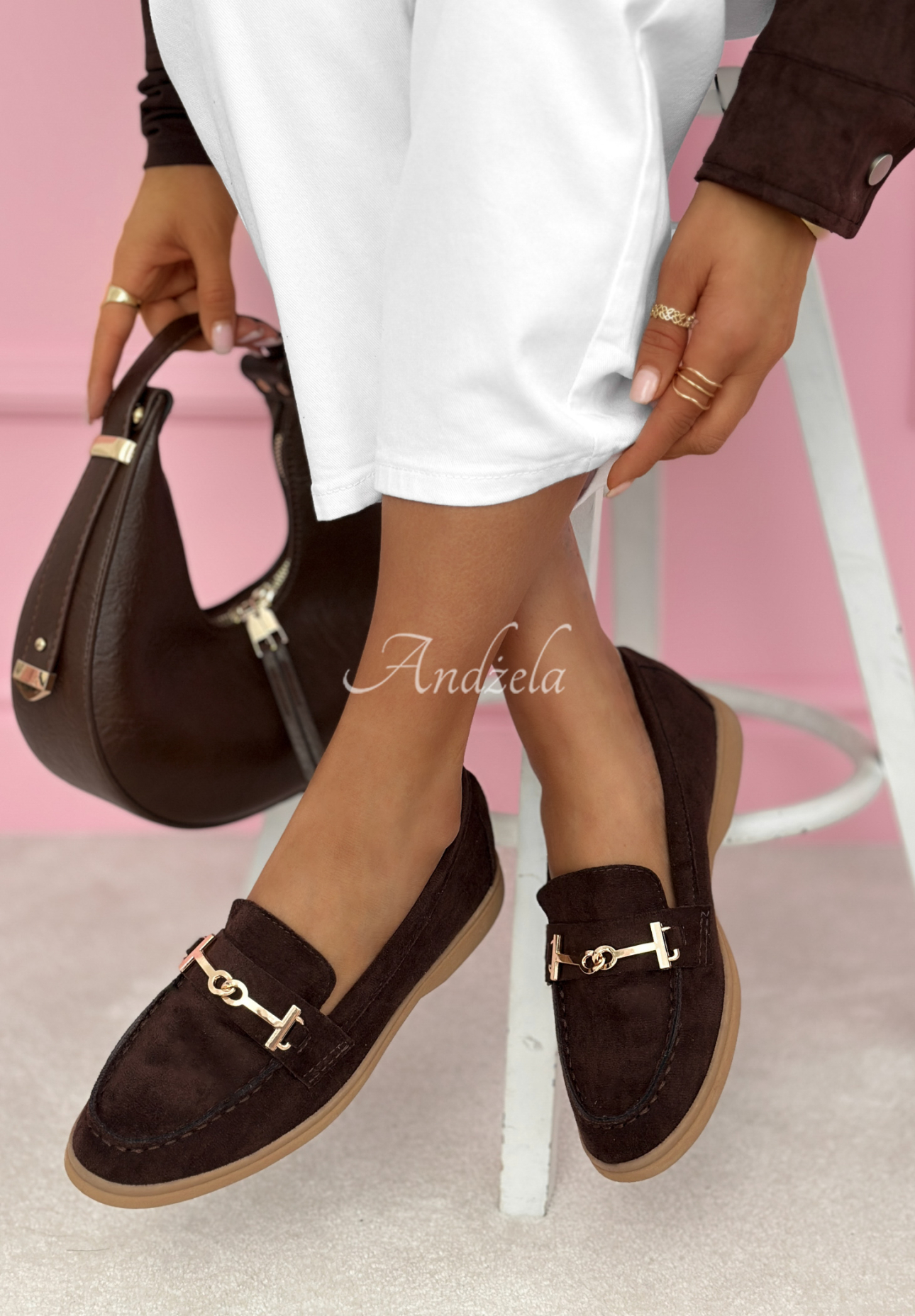 Semišové mokasíny Spirit Rebirth čokoládové