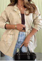 Lekka Bunda partka s kapucí Look Beyond béžová