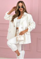 Dlouhý Kabát kożuszek Holding On To You růžový