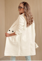 Kabát z imitacji kożucha Lakeside Dream Bílá