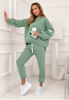 Bawełniany Tepláková souprava Fits Me Perfectly mořský