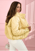 Prošívaná Bunda ze stójką Hilda žlutá