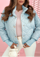 Prošívaná Bunda ze stójką Hilda žlutá