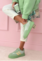 semišové Tenisky Kennedy zelené