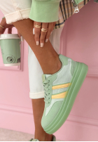 semišové Tenisky Kennedy zelené