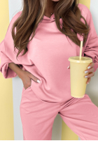 Tepláková souprava Remember About You pudrová růžová