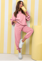 Tepláková souprava Remember About You pudrová růžová