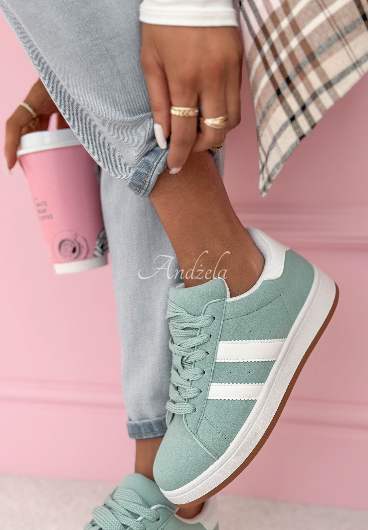 Tenisky Audrey blankytné