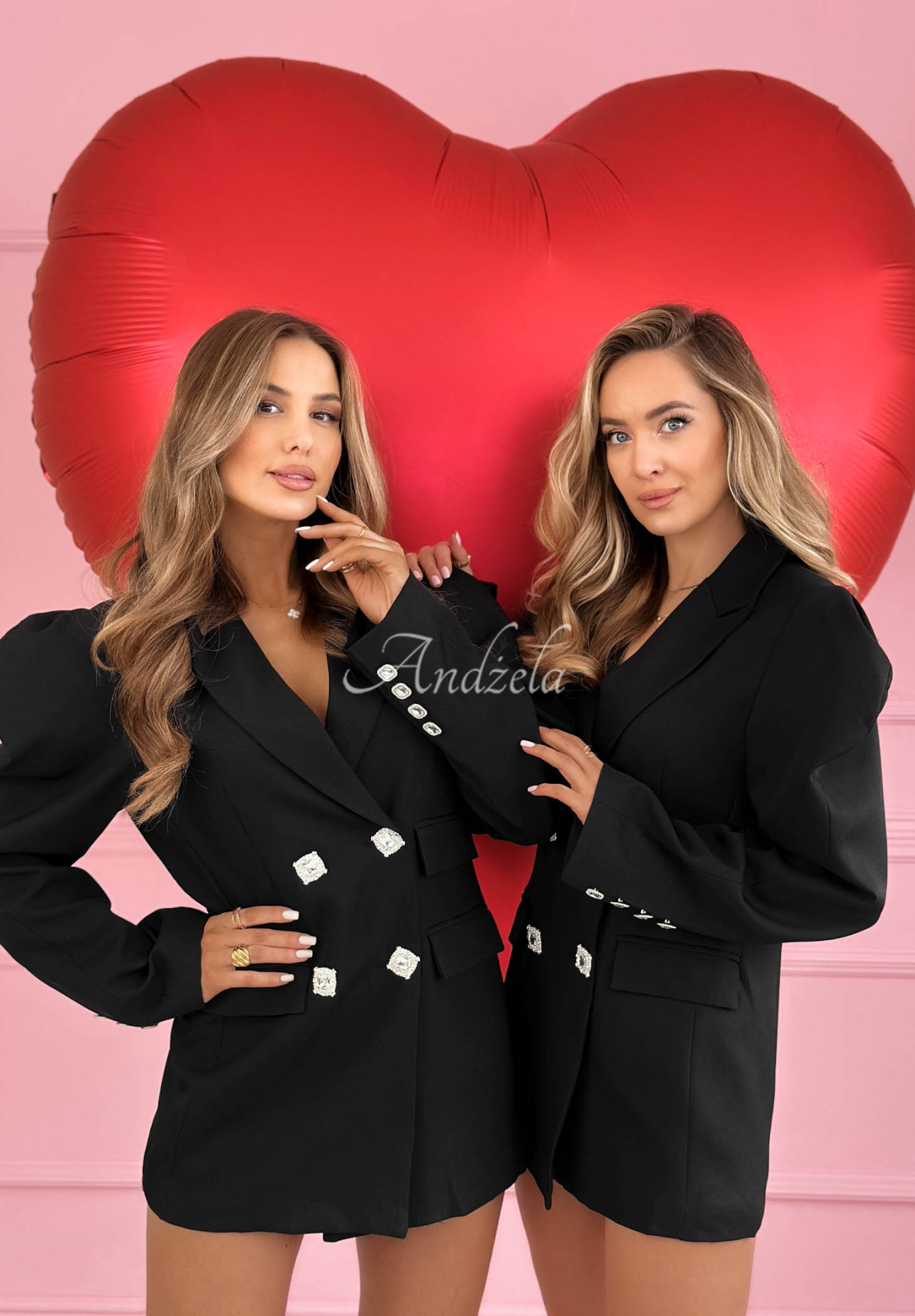 Šaty ve stylu saka s nabíranými rukávy a bavlnou Avenelle černá